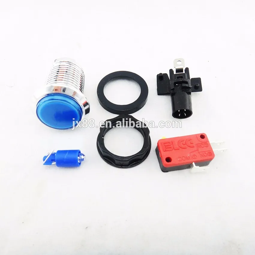 All Size Arcade Push Led Buttons Momentary Game Machine
