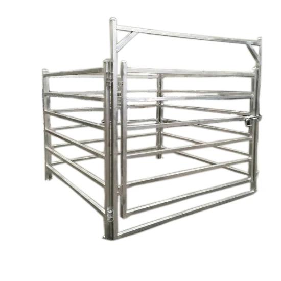 Galvanized Metal Heavy Duty Cattle Corral Yard Swing Gate And Panel