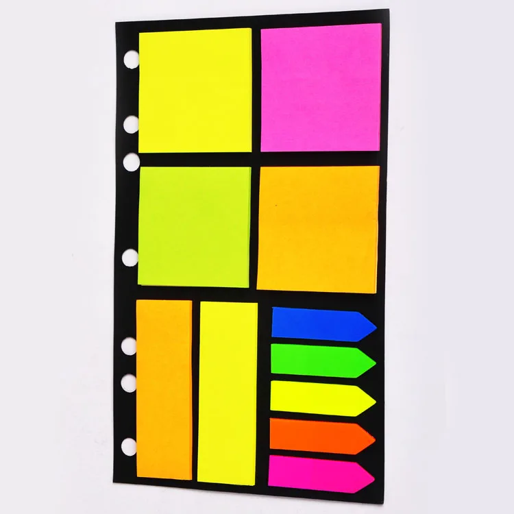 Wholesale Sticky Note Set with 25sheets Different Shape  Sticky Note for Office