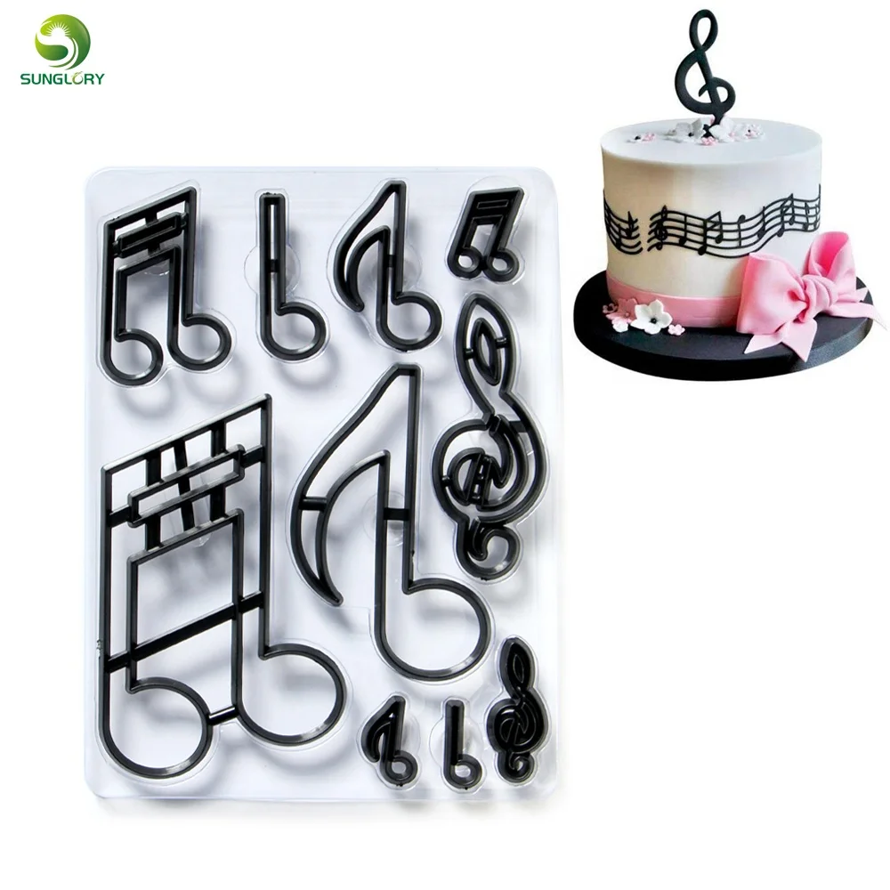 Biscuit Cookie Cutter Fondant Cake Decorating Mold. Music Note