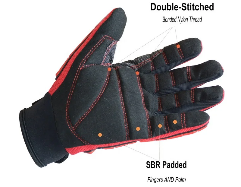 
Чрезвычайно прочные перчатки против ударов для добычи нефти и газа, для ручного бурения, вибрации, нефтяных месторождений 