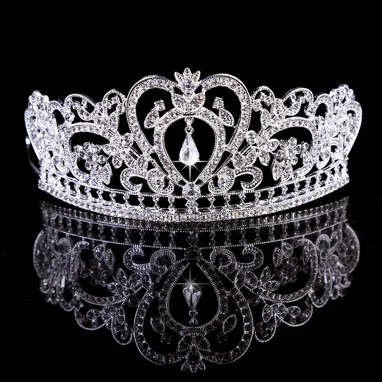 Bridal Rhinestone Crystal Prom Princess Wedding Tiara Comb 9592 