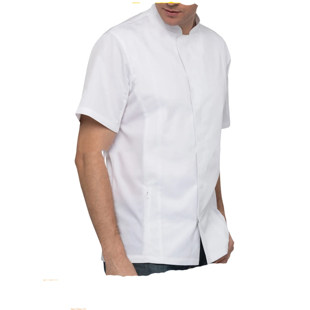 short sleeve chef shirt