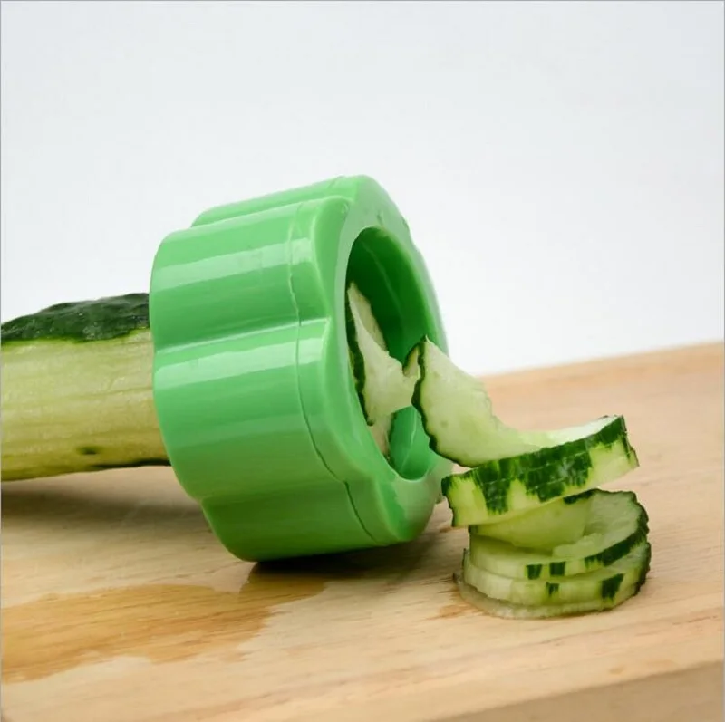 1pc Korean Beauty Cucumber Slicer With A Small Mirror Beauty Care Vegetable  Slicer - AliExpress