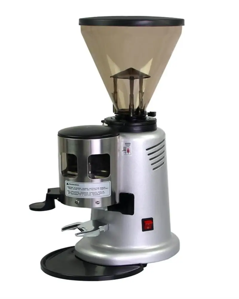  Commercial 350W Coffee Grinder Burr Mill 1.2kg Round