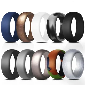Wholesale Classic Silicone Band Rubber Silicone Wedding Rings