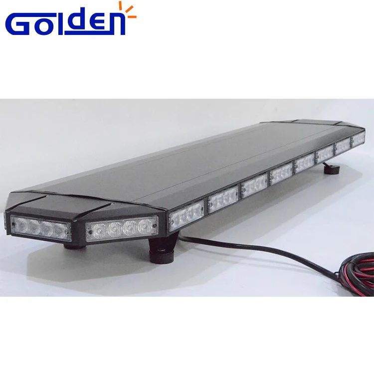 
 Винтовое крепление 12 В 48 дюймов, аварийное предупреждение о транспортном средстве, светодиодный стробоскоп, желтая световая балка для буксировочного грузовика, прицепа, крыши  