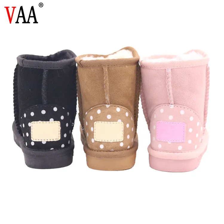 
 Детские зимние ботинки из натуральной овечьей кожи  