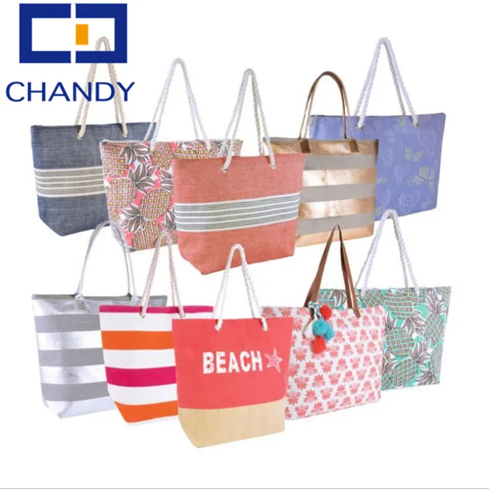 custom printed beach bags