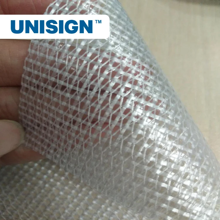 Waterproof Coated Pvc Mesh Tarpaulin Transparent for Construction Protection
