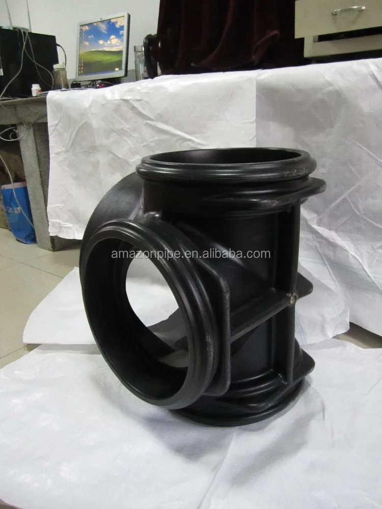 Supply HDPE Corrugated Drainage Pipe Connection Fitting Inspection Manhole Union