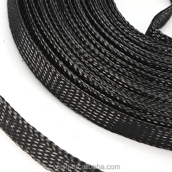 
 Хорошее качество Фабрика высокой плотности Обшивка Плетеный ПЭТ расширяемый рукав  