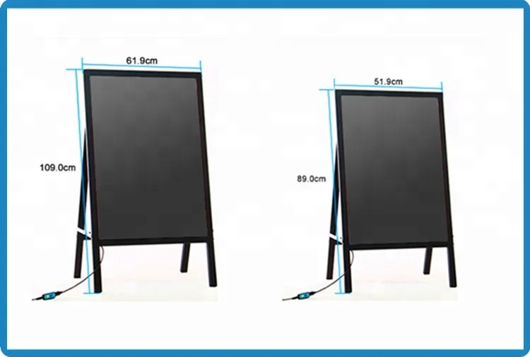 Наружный светодиодный дисплей, электронная рекламная доска с рамкой
