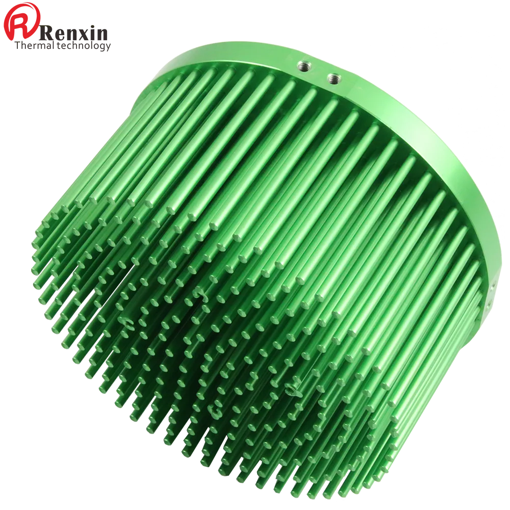 Heat Sink Pin Fin Heatsink 120mm for Cxb3590/3070 LED Light Heatsink High Reliability Cold Forged Aluminium Aluminum Round IP65
