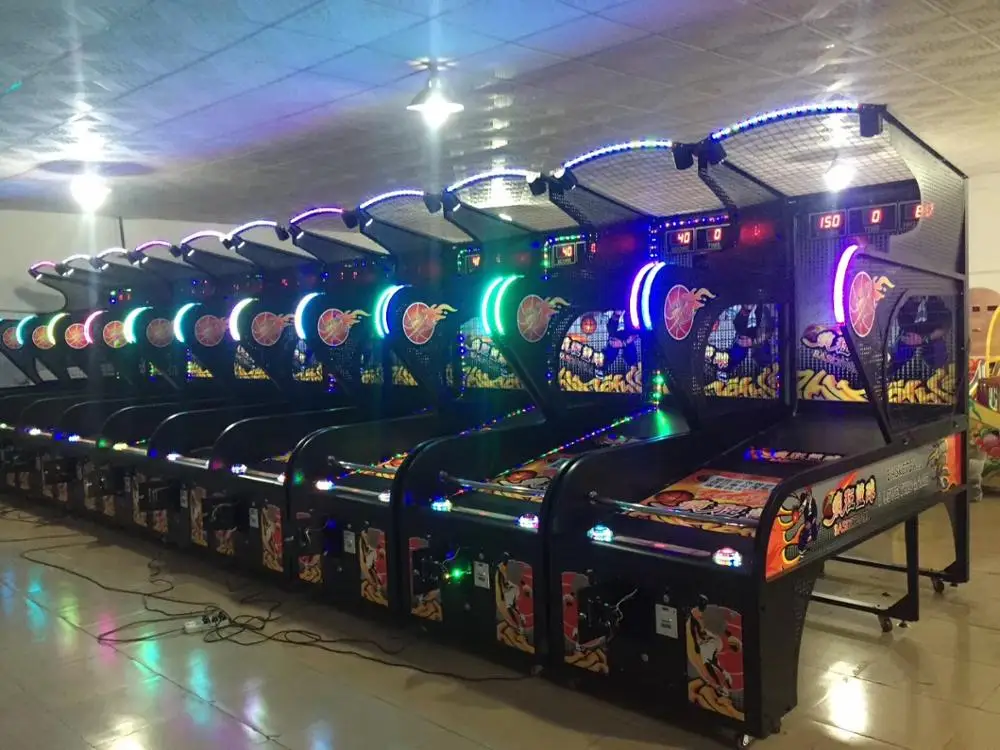 
Комнатный развлекательный центр, монетный электронный аркадный уличный баскетбольный Аркадный Игровой Автомат 