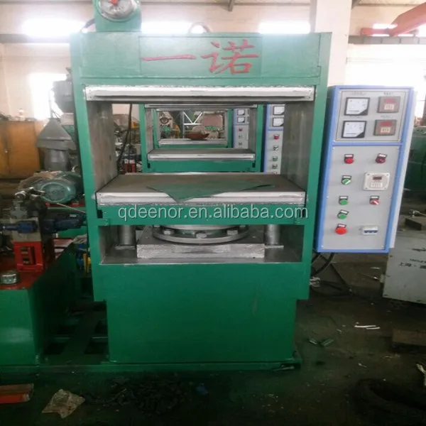 Hot Vulcanizing Press Rubber Tile Heat Curing Machine 220V New & Used Factory Applicable with Core Components Pump Motor PLC