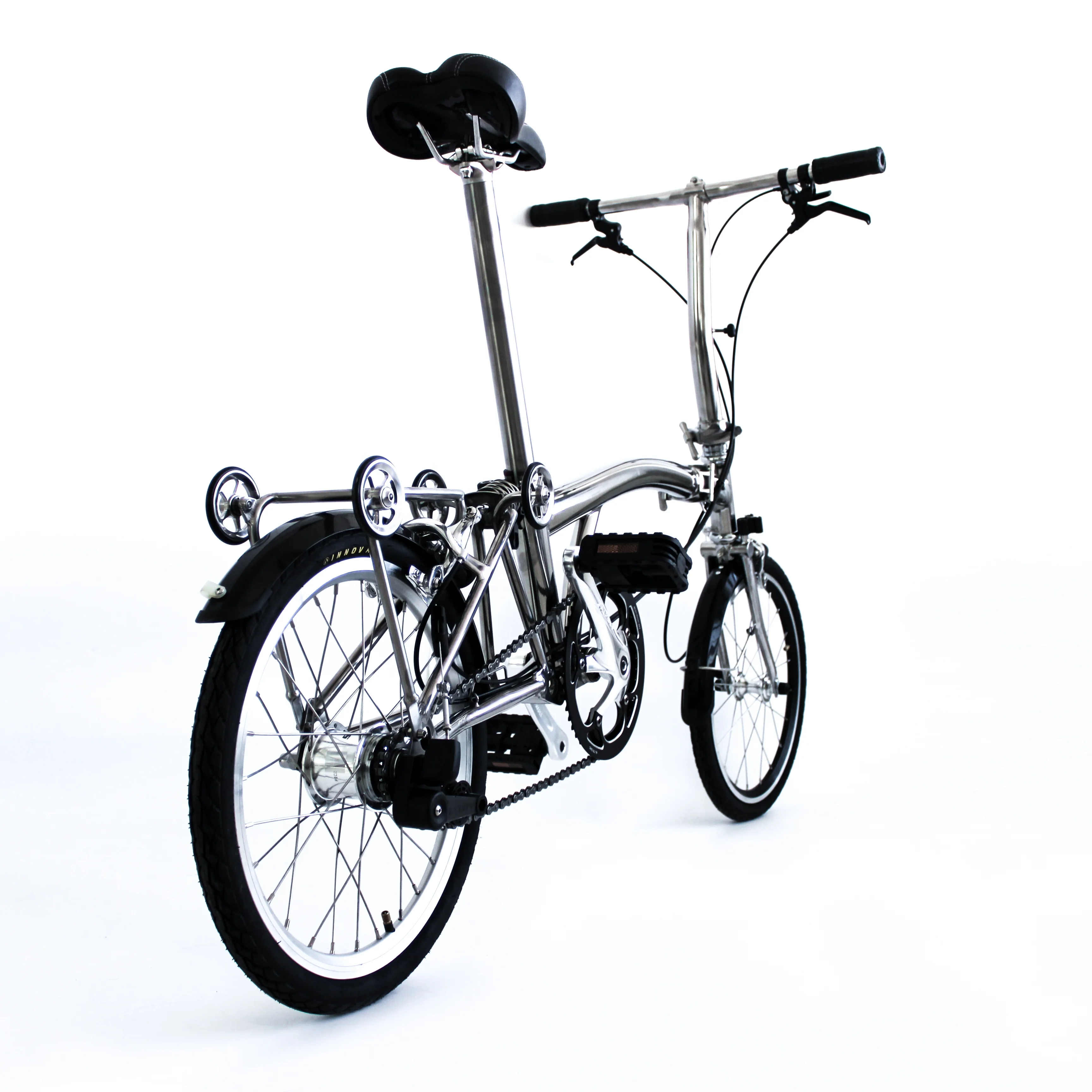 titanium folding bike