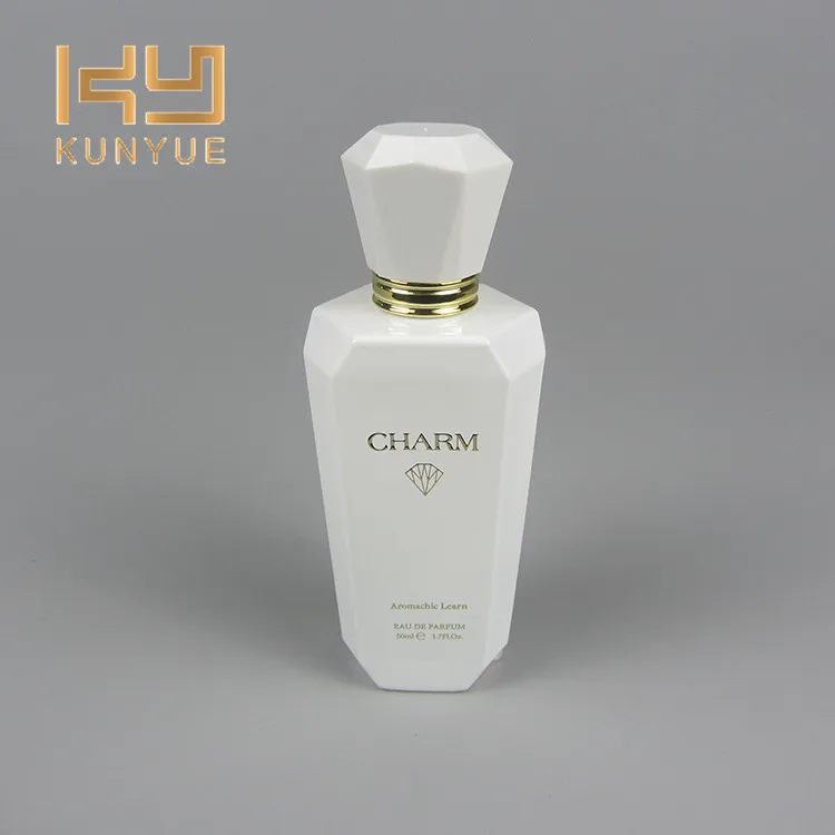 Custom 50ml Empty Perfume Scent Packing Bottle Black Luxury Glass Perfume Bottles with Screw Cap