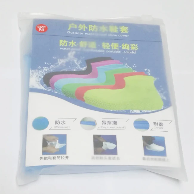 New Product  Outdoor Shoes Protectors Reusable Rain Boots Silicone Waterproof Shoe Covers