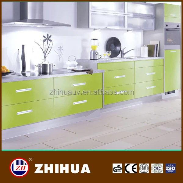 China Factory UV Marble Sheet High Gloss UV MDF Kitchen Cabinet Doors Lowes