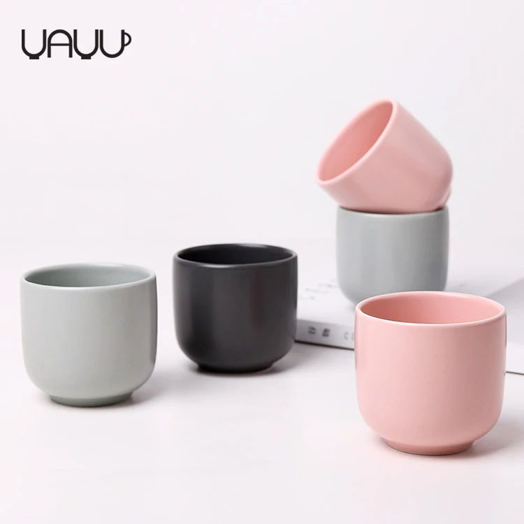 FENN home goods 150ml ceramic small tea cups / tea cup without handle reusable cup of coffee custom wholesale