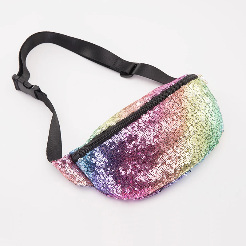 bling sequin fanny pack