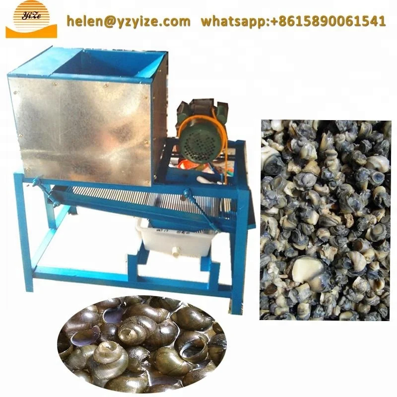 Field Snail Meat and Shell Separator Remover Machine Paludina Deshelled Machine