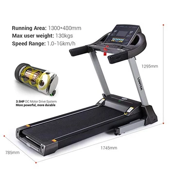 Nuovo prodotto Fitness casa tapis roulant DC cintura 480mm