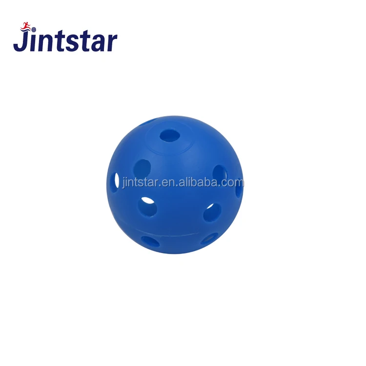 Недорогие Пластиковые Мячи для гольфа с отверстием, высококачественные мячи для тренировок в помещении