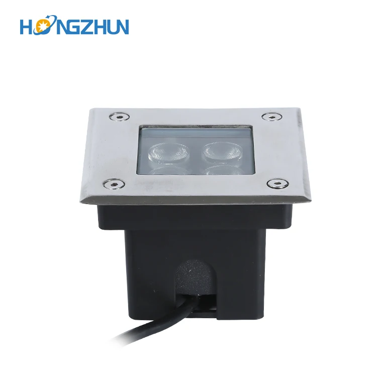 Наружный IP67 водонепроницаемый алюминиевый круглый из нержавеющей стали RGB 4 Вт 6 Вт 9 Вт 12 Вт 15 Вт светодиодный подземный светильник