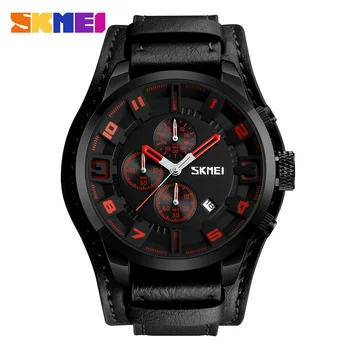 Skmei 9165 relojes De Pulsera Para Hombre De Cuarzo Cuero A La Moda Buy Quartz Wrist Watch Watch Men Leather Mens Fashion Watch Product on Alibaba