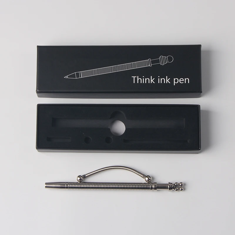 New Design Metal Think Ink Pen Release Pressure Customized Logo Metal Roller Pen For People With Stress Buy New Design Metal Think Ink Pen Release Pressure Metal Roller Pen Customized Logo Pen For