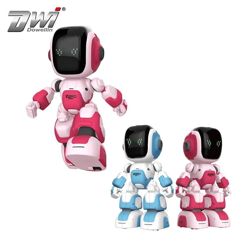 DWI Newest Mini Toy Robot Intelligent Humanoid Robot Dancing Rc Robot with Flexible Joints