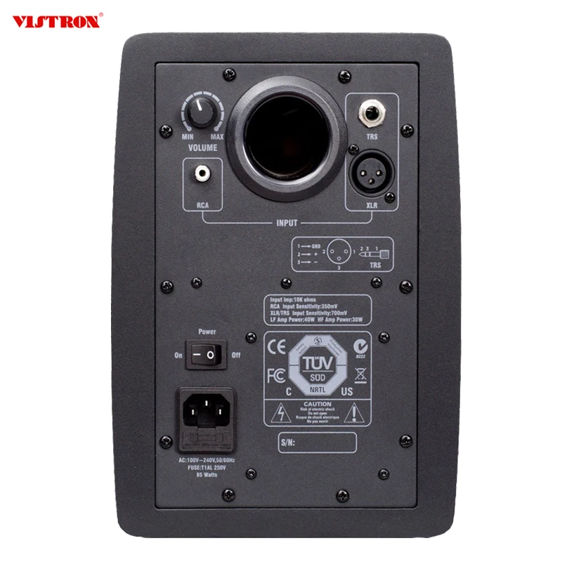High Sound Quality Professional Active Portable Studio Monitor Speaker for Home Listening