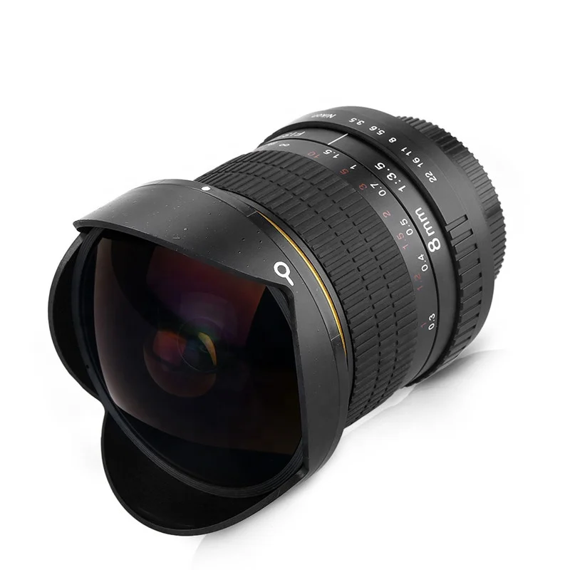 Super Wide Angle Anamorphic Circle Fisheye Fish Eye Dslr Lenses Camera Lens