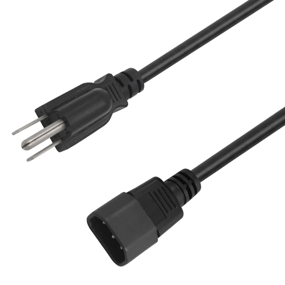 3Prong Plug with Pigtail Open Wire Power Cord 15