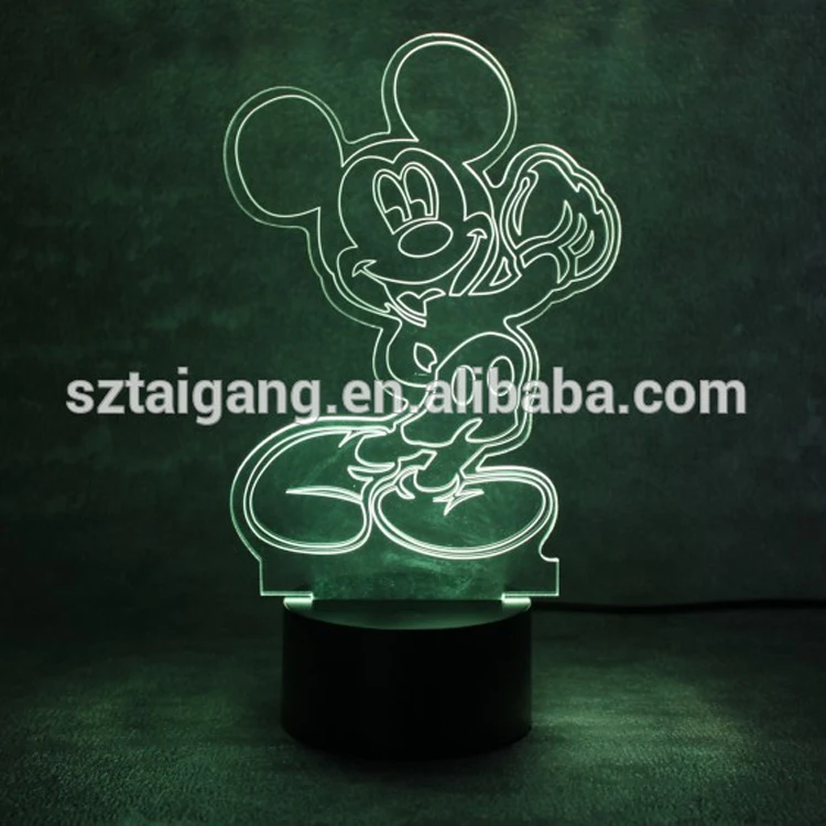 Lampara De Mesa De Dibujos Animados De Mickey Mouse Con Efecto 3d Para Bebe Y Decoracion Regalo De Cumpleanos Buy Mickey Mouse De Dibujos Animados Lampara De Mesa Con 3d Efecto Lampara De Mesa Product On