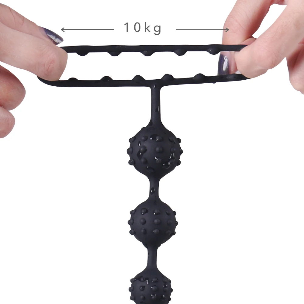 Cheap BDSM Anal Butt Plug Silicone Anal Beads Sex Toys_voghion.com