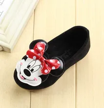 Brand designer fashion sneaker children girls single shoes cute cartoon princess flat shoes kids girl dance
