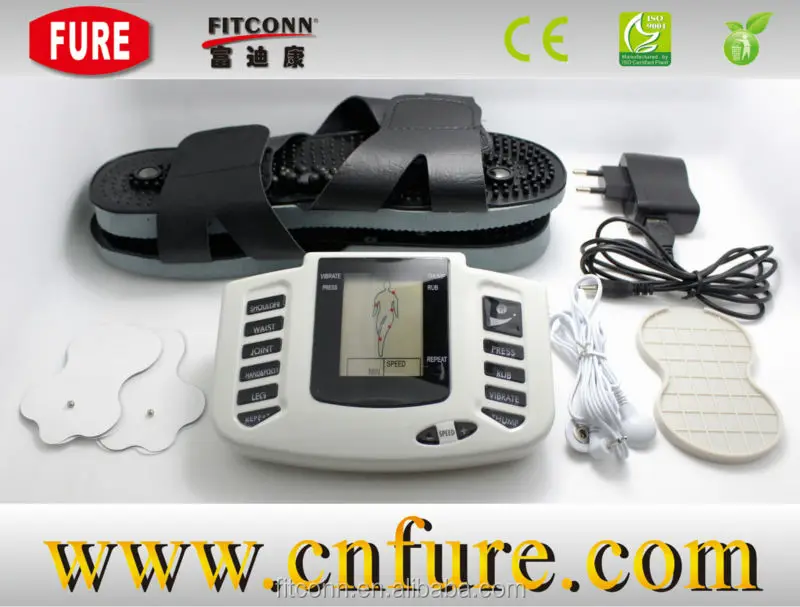 Portable Massage Device Smart Relief Electric Pulse Massager With Slipper