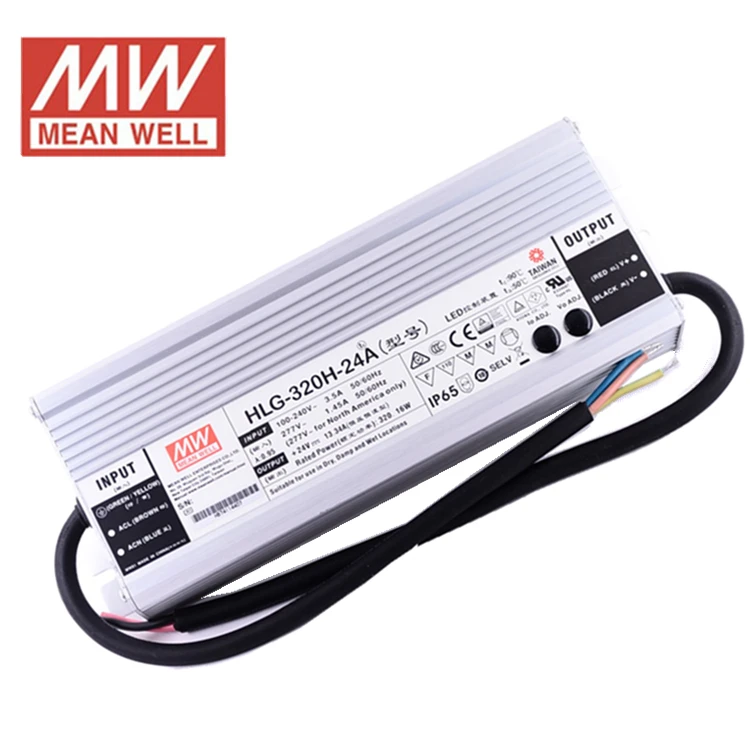 Current Adjustable by Output Cable 24V 13.34A 320W Switching LED Driver Power Supply 