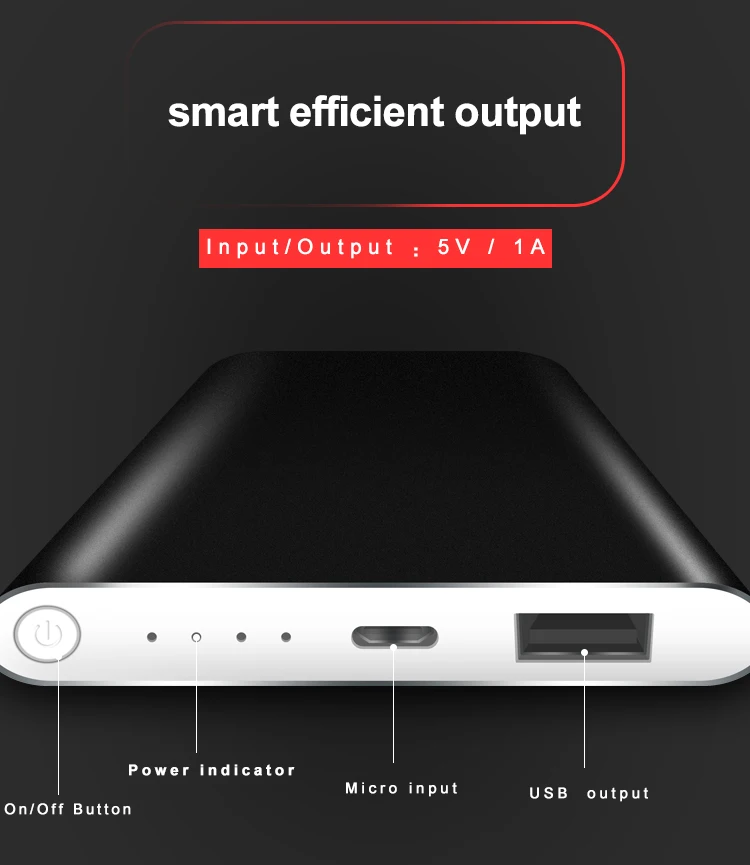 Powerbank In Alluminio Riciclato 4000mAh – Con Cavo USB Micro Incluso, Indicatore LED, Leggero E Sottile Per IPhone E Android - 4
