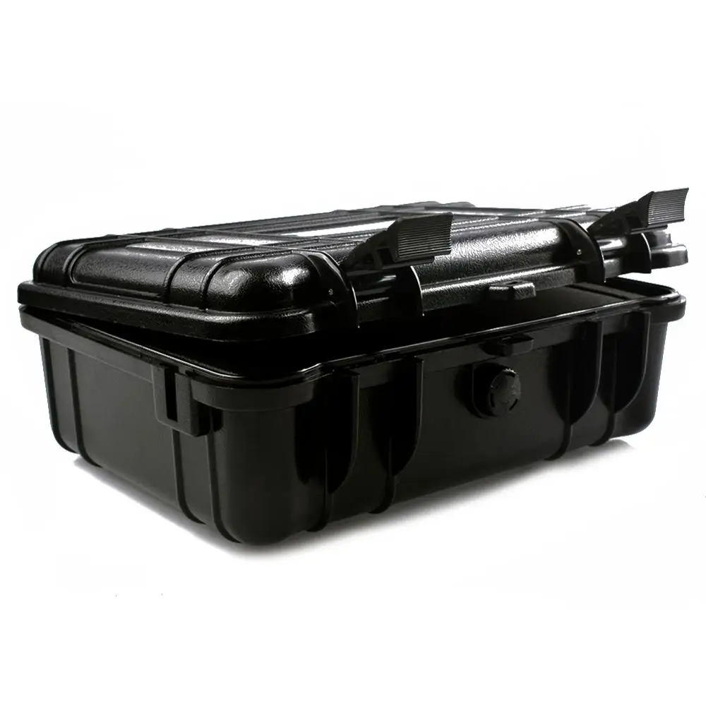 Черный Пластиковый ударопрочный защитный чехол для хранения, водонепроницаемая сумка через плечо для спортивных экшн-камер Go Pro 7 6 5 4 3 + 3 2 1