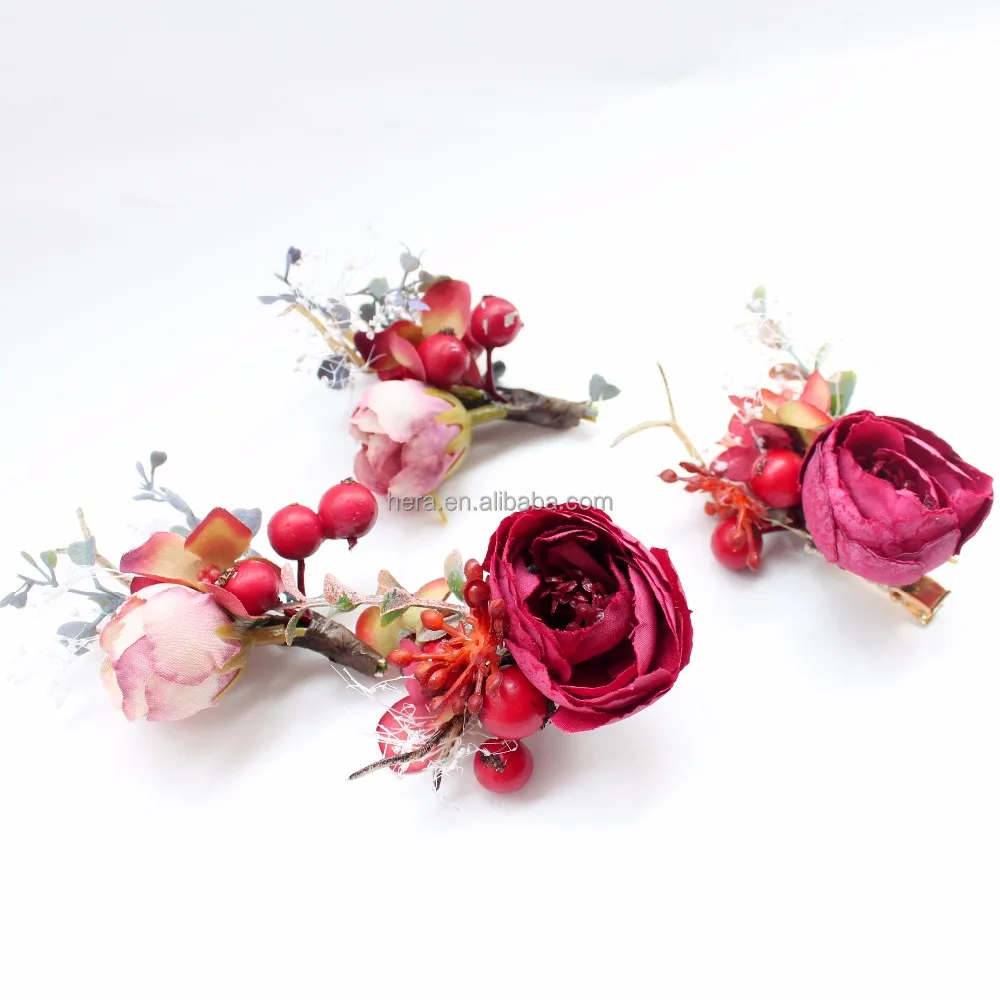 Peony Flower Bridal Hair Clips And Barrettes Wedding Hair Piece Cherry Hair Clips Buy Wedding Hair Pins Wedding Hair Piece Bridal Hair Clips And Barrettes Product On Alibaba Com
