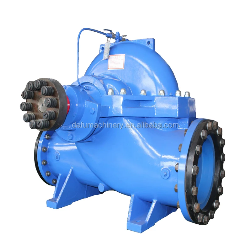 Horizontal 2-Wheel Trailer Flood Pump Split for Case Fire Water Pump Centrifugal Pump