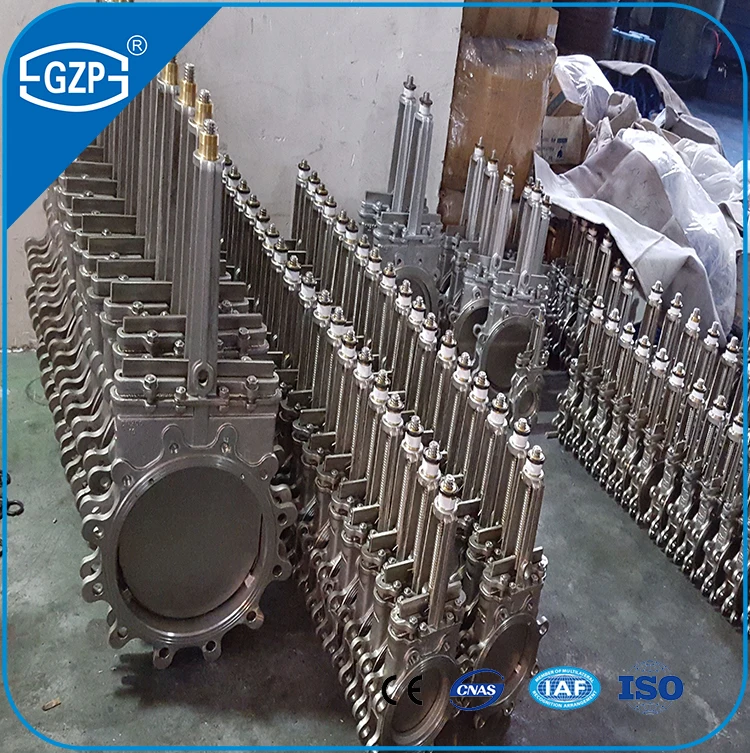 Made in China Standard Casting Steel/Ductile Iron/Stainless Steel Slurry Knife Gate Valve