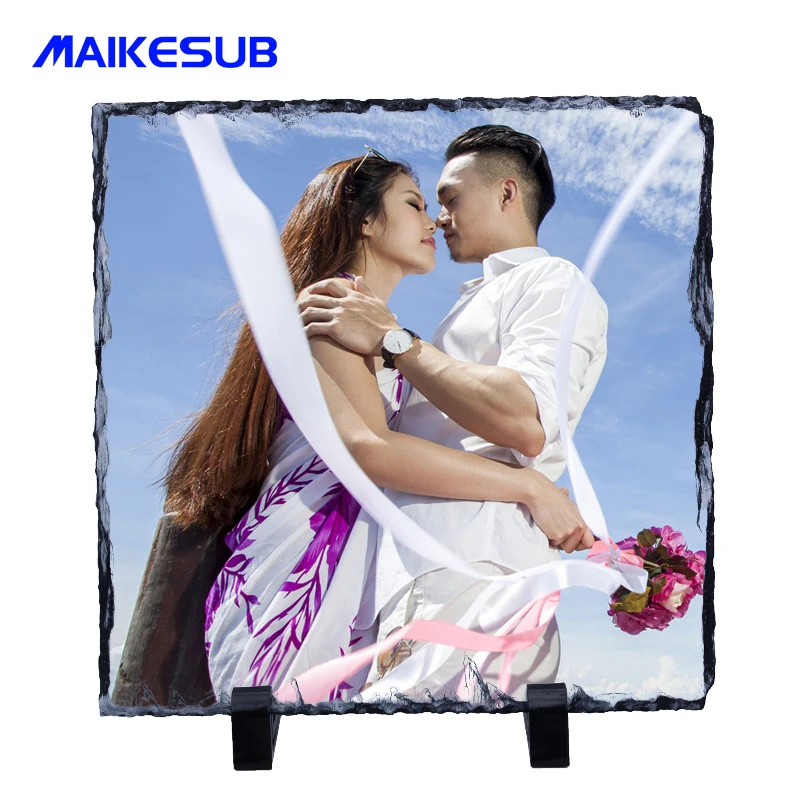 Сублимационная рамка для фотосъемки с изображением камня квадратной формы 20x20 см MK25