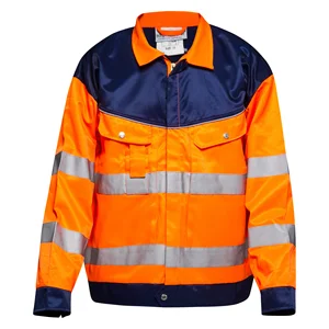 Orange Yellow Reflective Work Wear Winter Jacket
