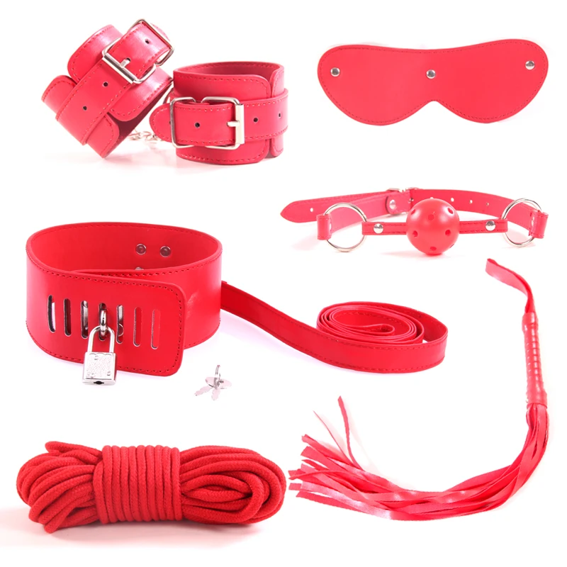 AdultshopBDSM Kits Bondage Set Leather Sex Toys For Adult Game