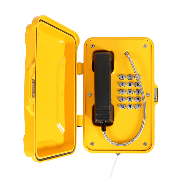 Outdoor Red Emergency Telephone - Waterproof SIP Phone for Hotels ...